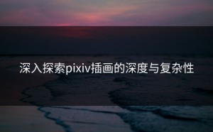 深入探索pixiv插画的深度与复杂性