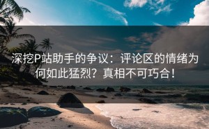 深挖P站助手的争议：评论区的情绪为何如此猛烈？真相不可巧合！