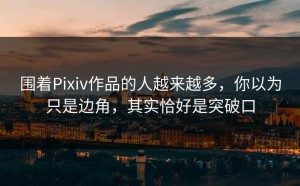 围着Pixiv作品的人越来越多，你以为只是边角，其实恰好是突破口