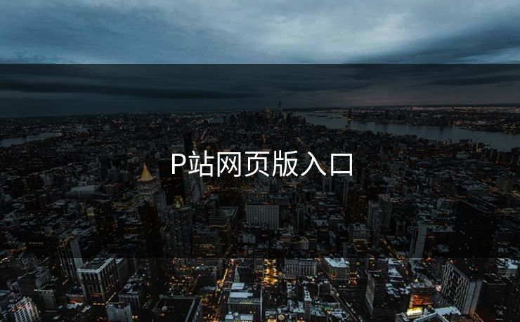 P站网页版入口