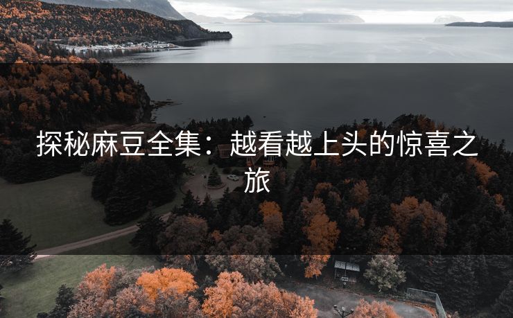 探秘麻豆全集：越看越上头的惊喜之旅
