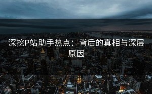 深挖P站助手热点：背后的真相与深层原因